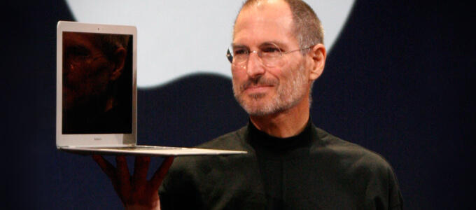 Steve Jobs revealing the iMac