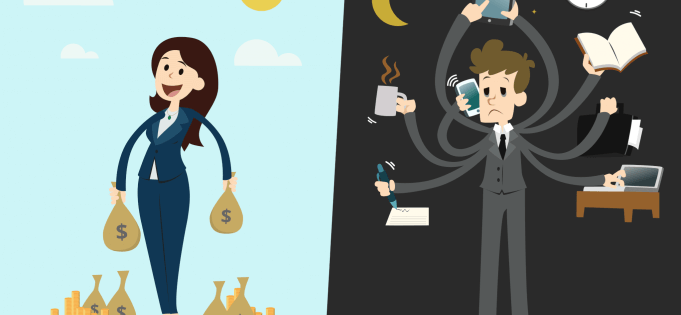 Unequal business partners