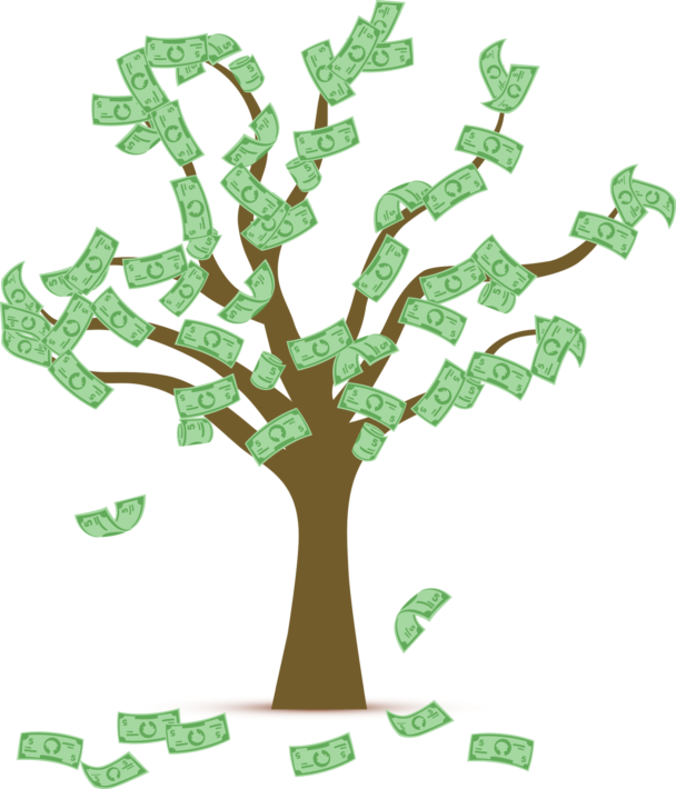 Money tree - reward for labour