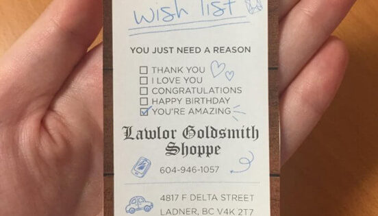 Wishlist from Lawlor Colosmith Shoppe
