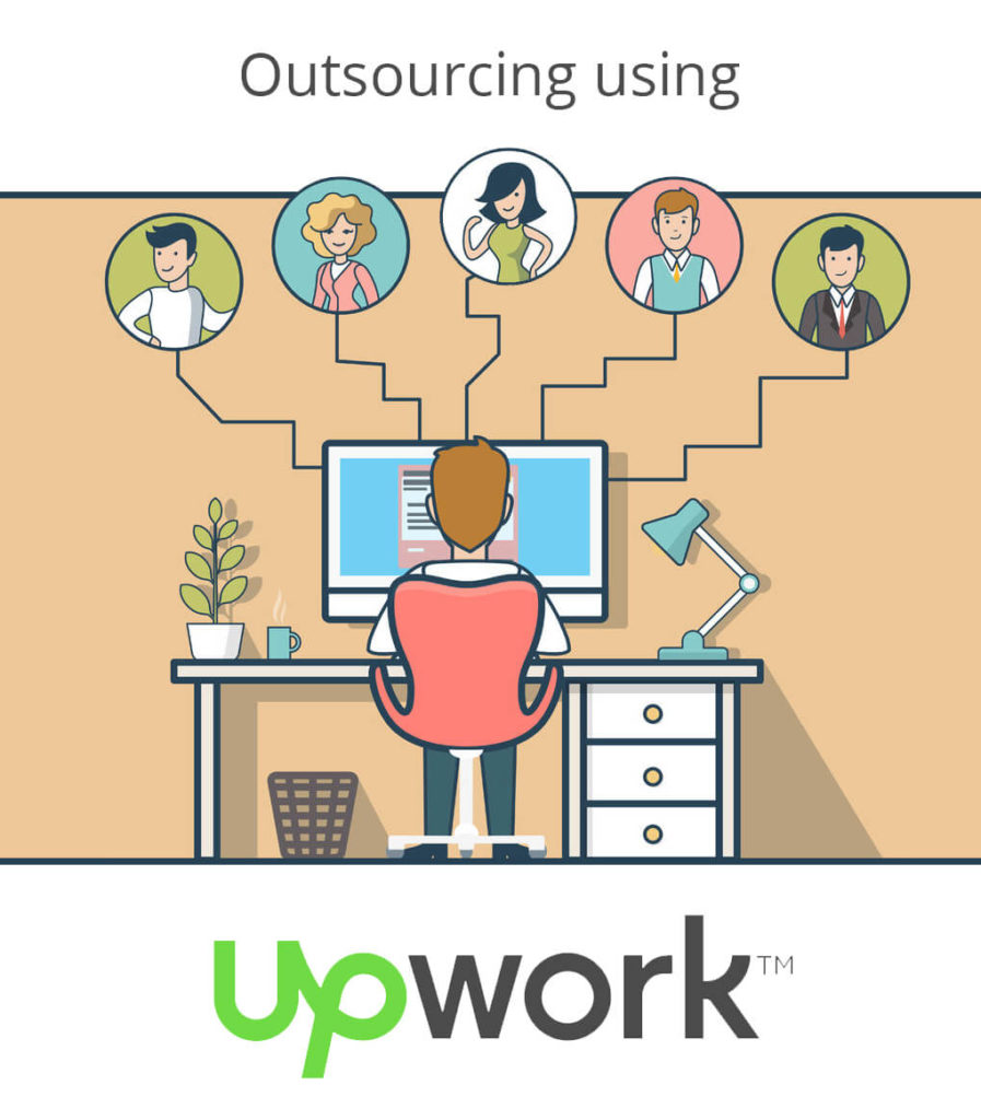Outsourcing using upwork