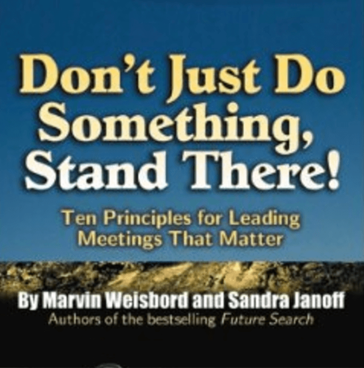 Don't just do something, stand there
