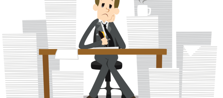 Entrepreneur taking on too much work