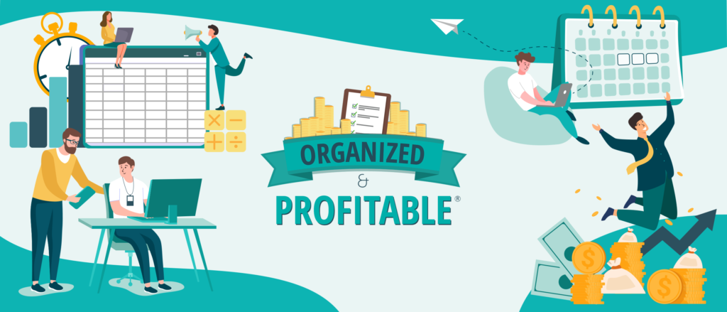 Organized & Profitable Banner