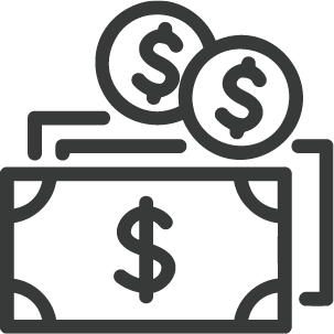 Cash and Bills Icon - small business cash flow