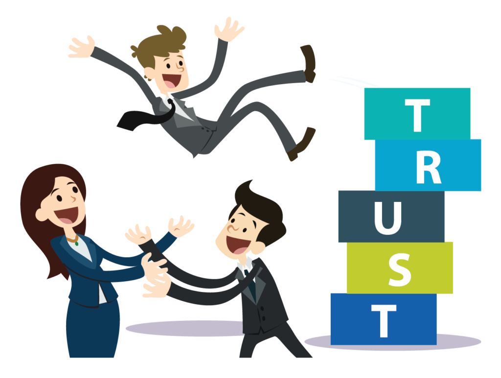 build trust with your employees and customers - how to retain customers in business
