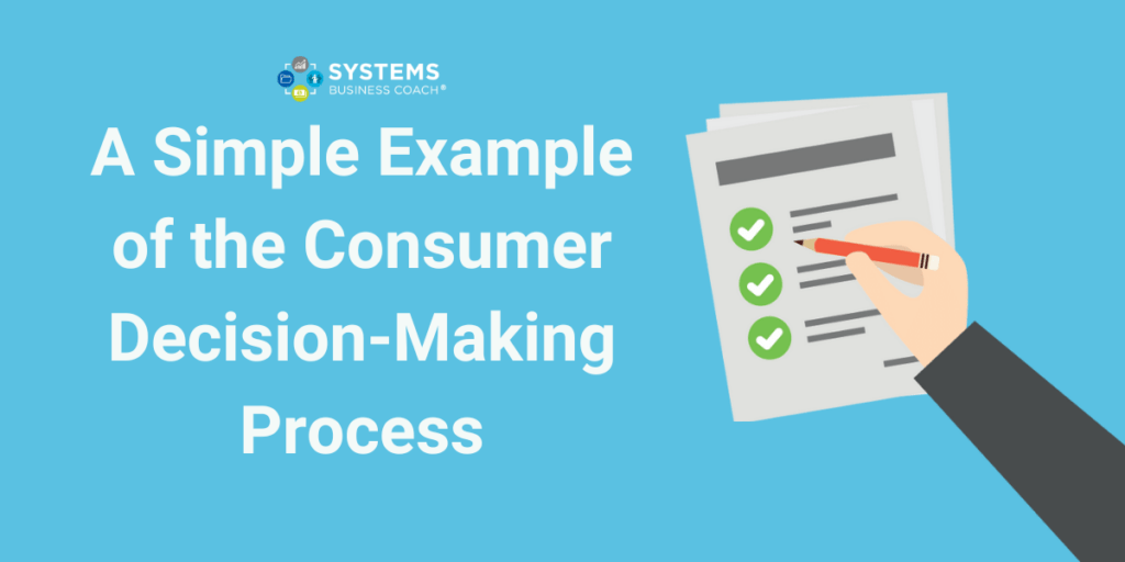 A Simple Example of the Consumer Decision-Making Process | Systems ...