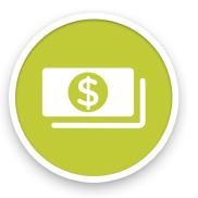Money Round Icon Money Round Icon